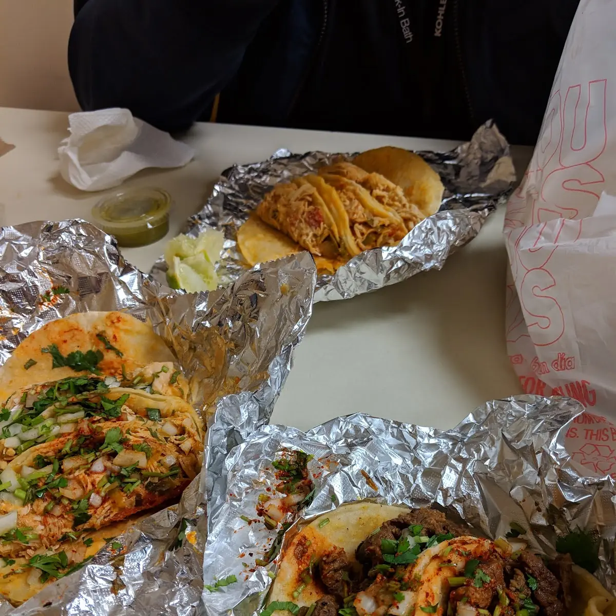 Asada and Chicken Tacos