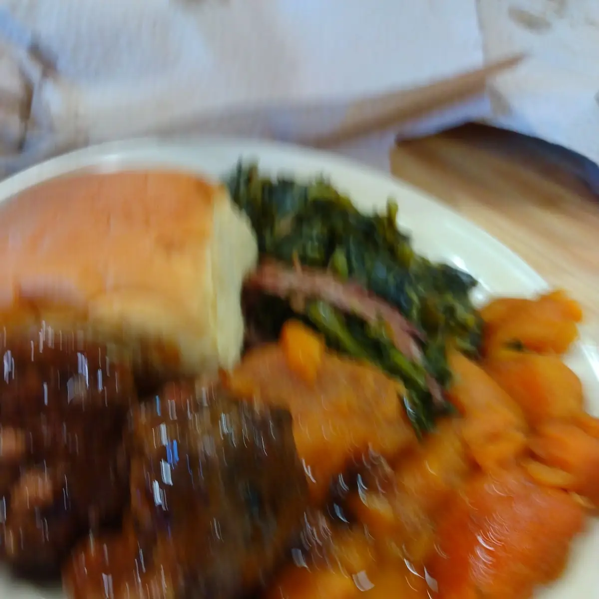 Yams Hamburger Steak