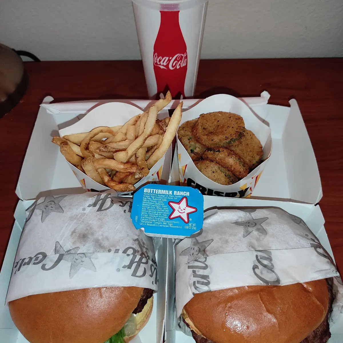 Angus Burger French Fries Fried Zucchini