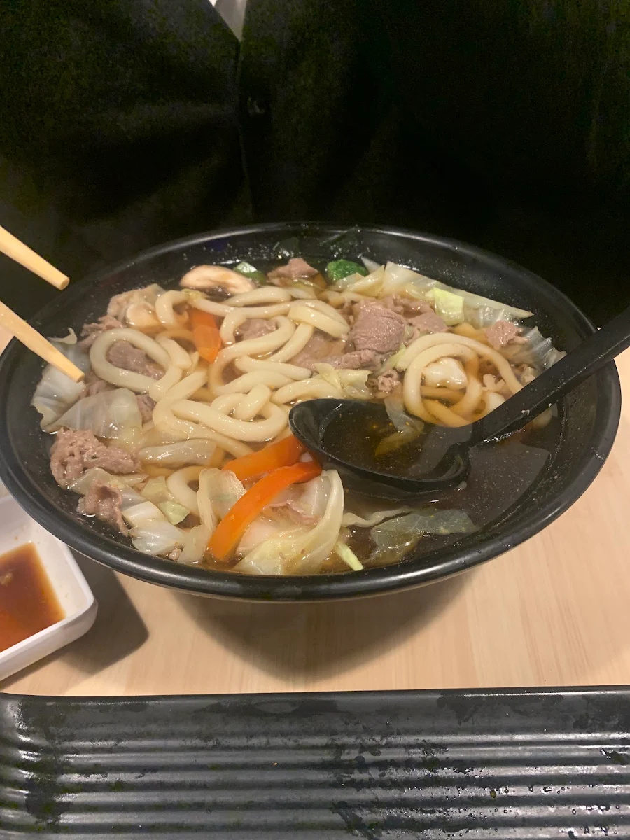 Beef Udon Soup, Hana Sushi