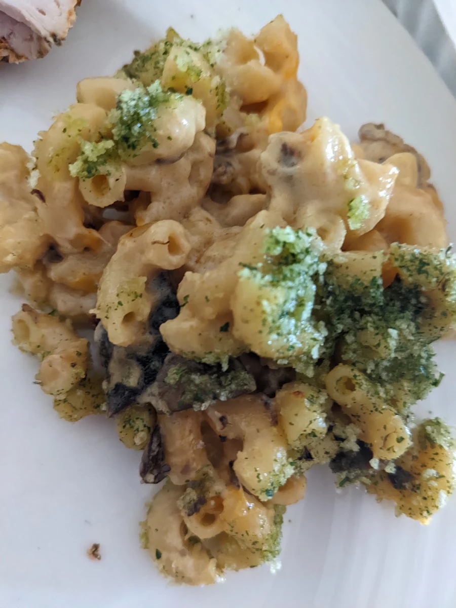 Mushroom Mac and Cheese