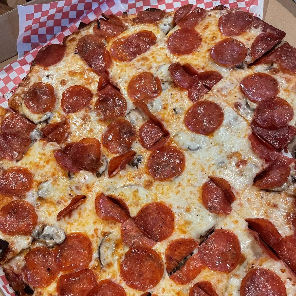 Pepperoni and Mushroom Pizza