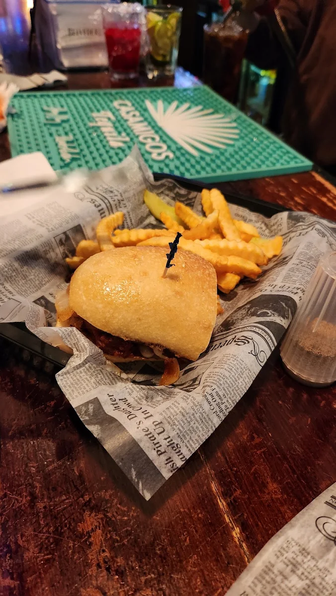 Meatloaf Sandwich with Fries