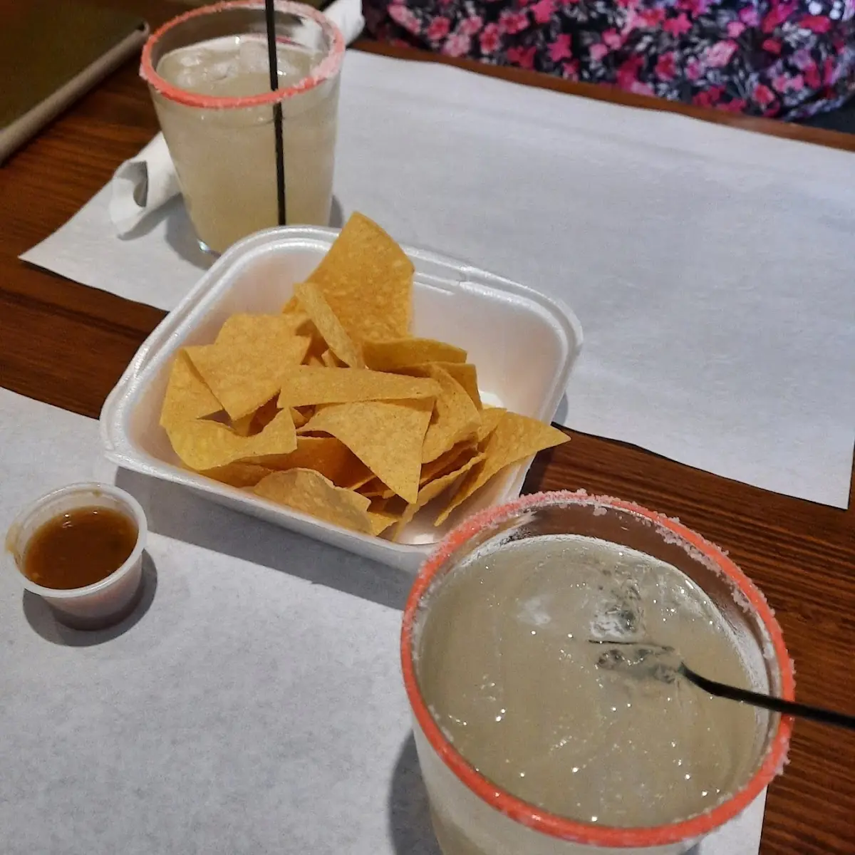 Chips with Hot Sauce