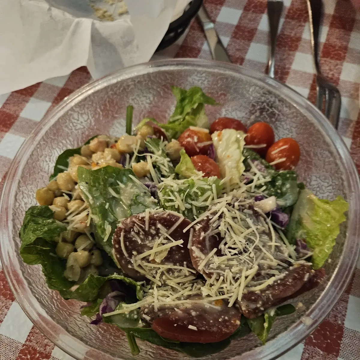 Italian House Salad and Bread