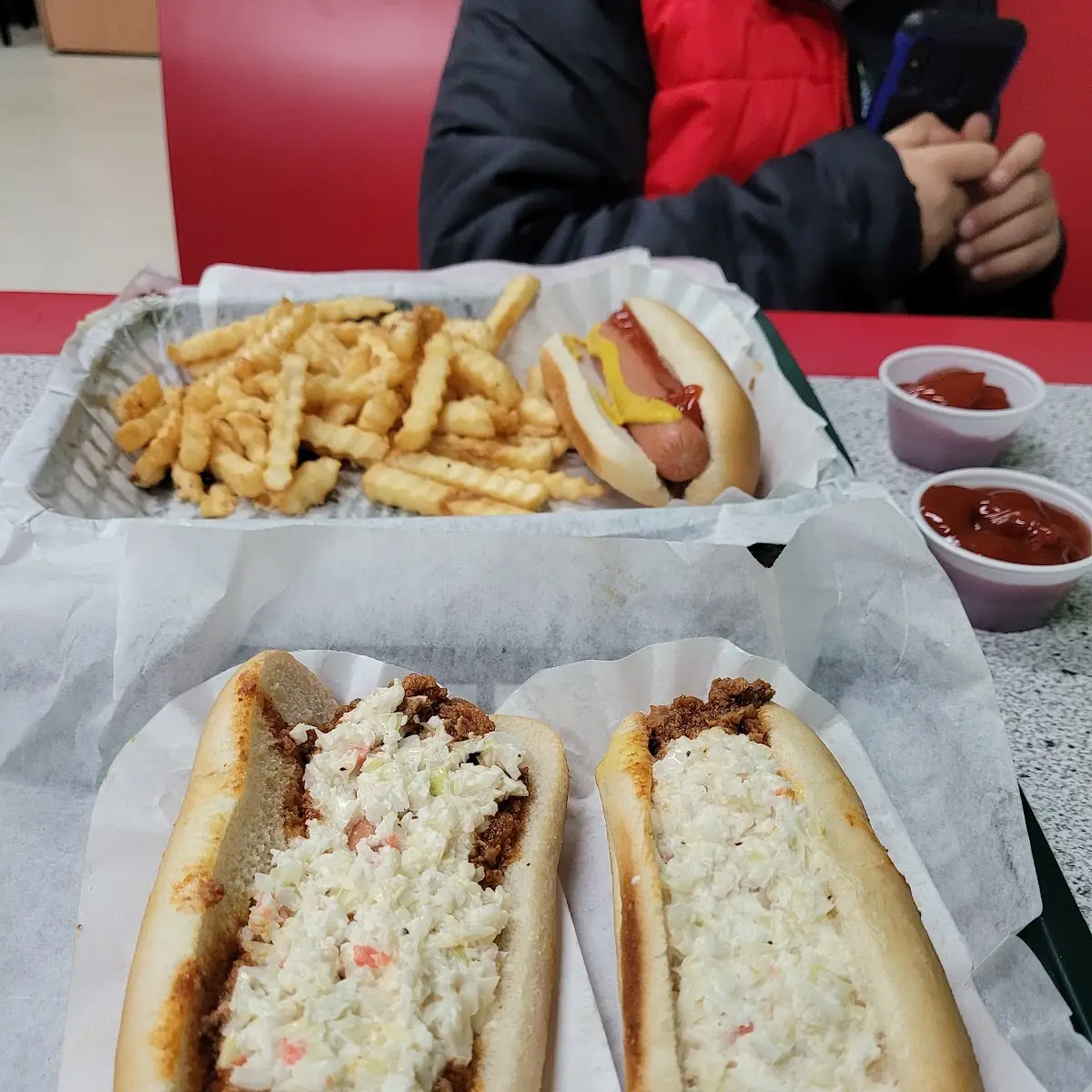 Hot Dog and Fries
