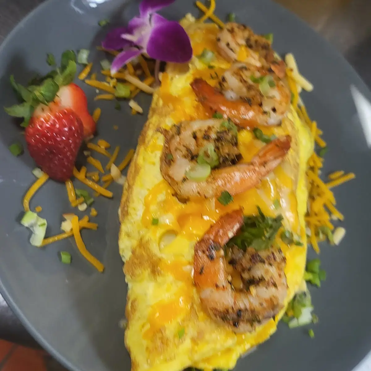 Seafood Omelette