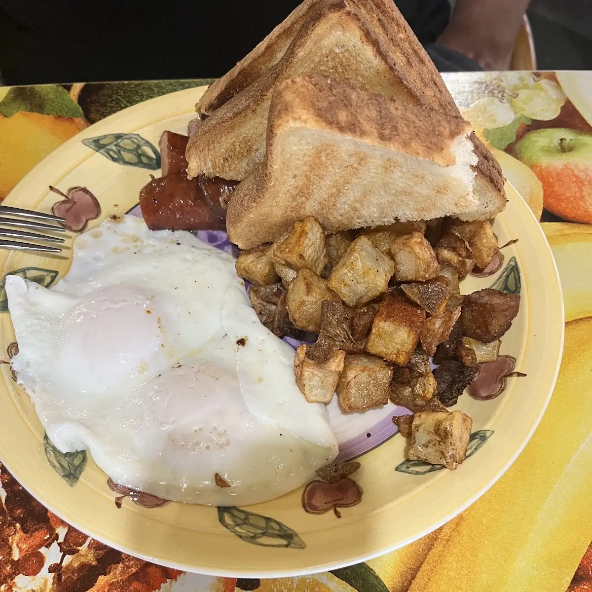 Eggs over Easy with Sausages, Early Bird Restaurant