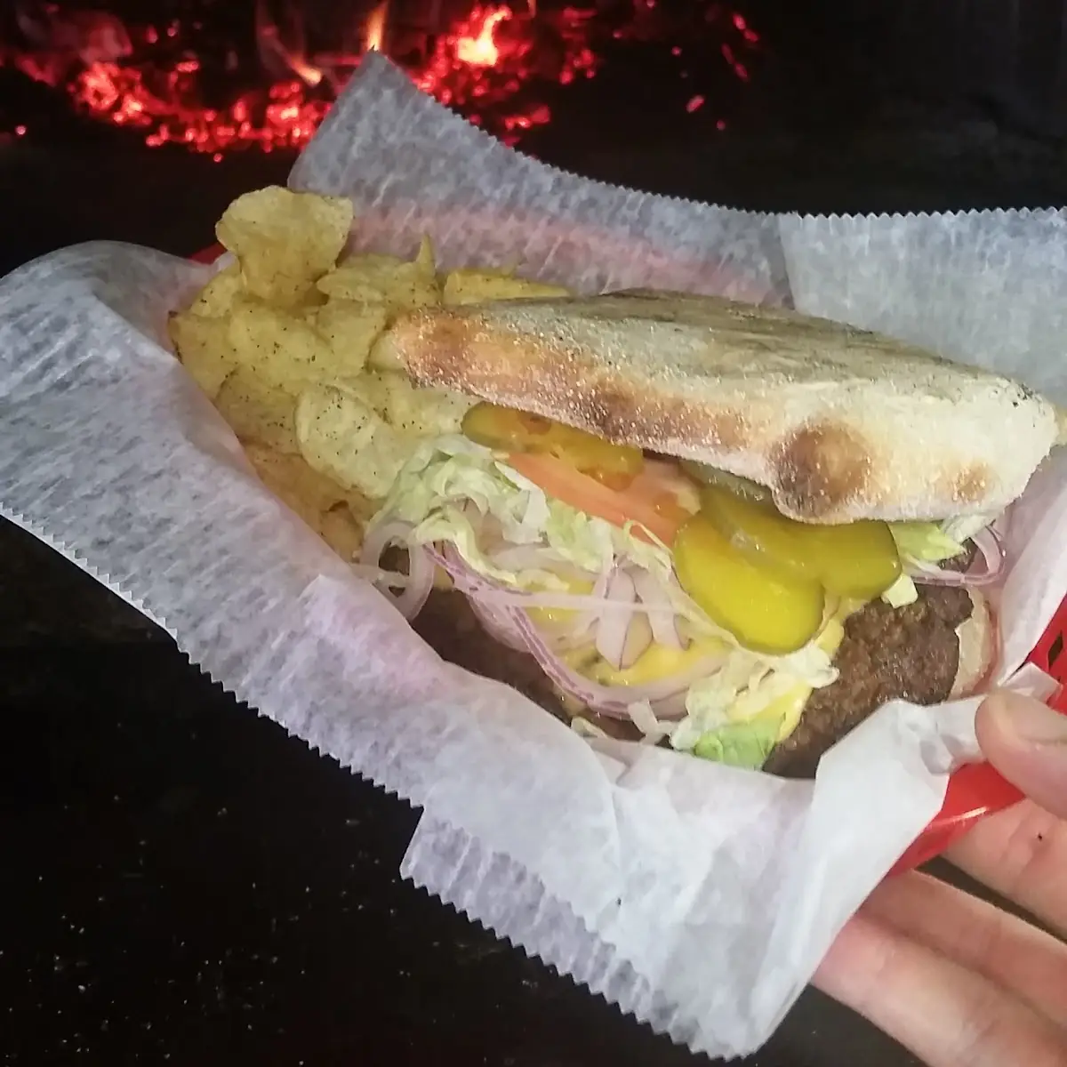 Wood Fired Burger