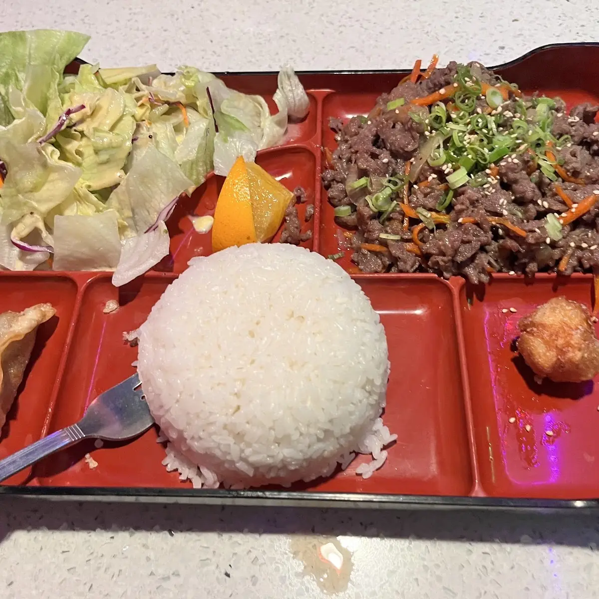 Bulgogi Bento Box