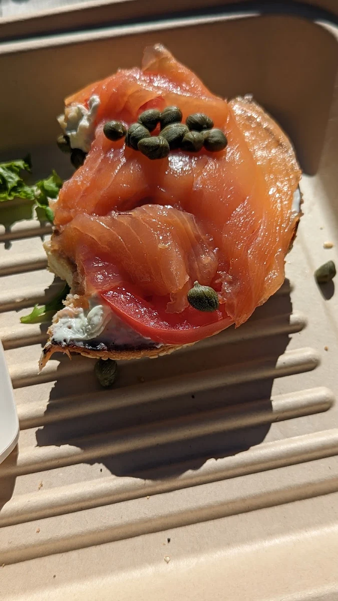 Smoked Salmon on a Bagel