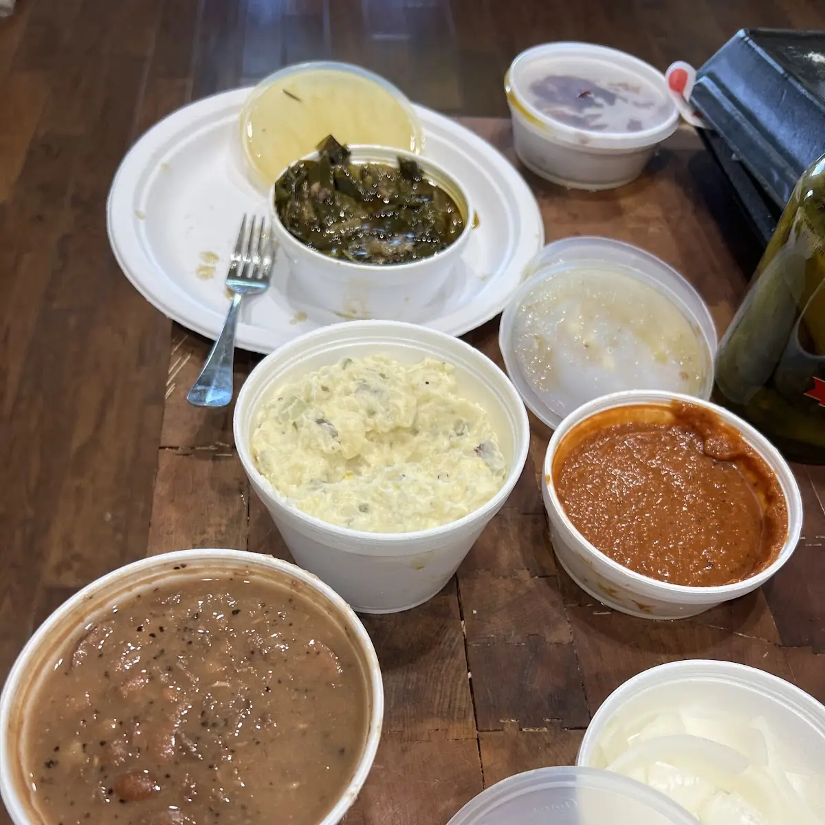 Pinto Beans an Potato Salad