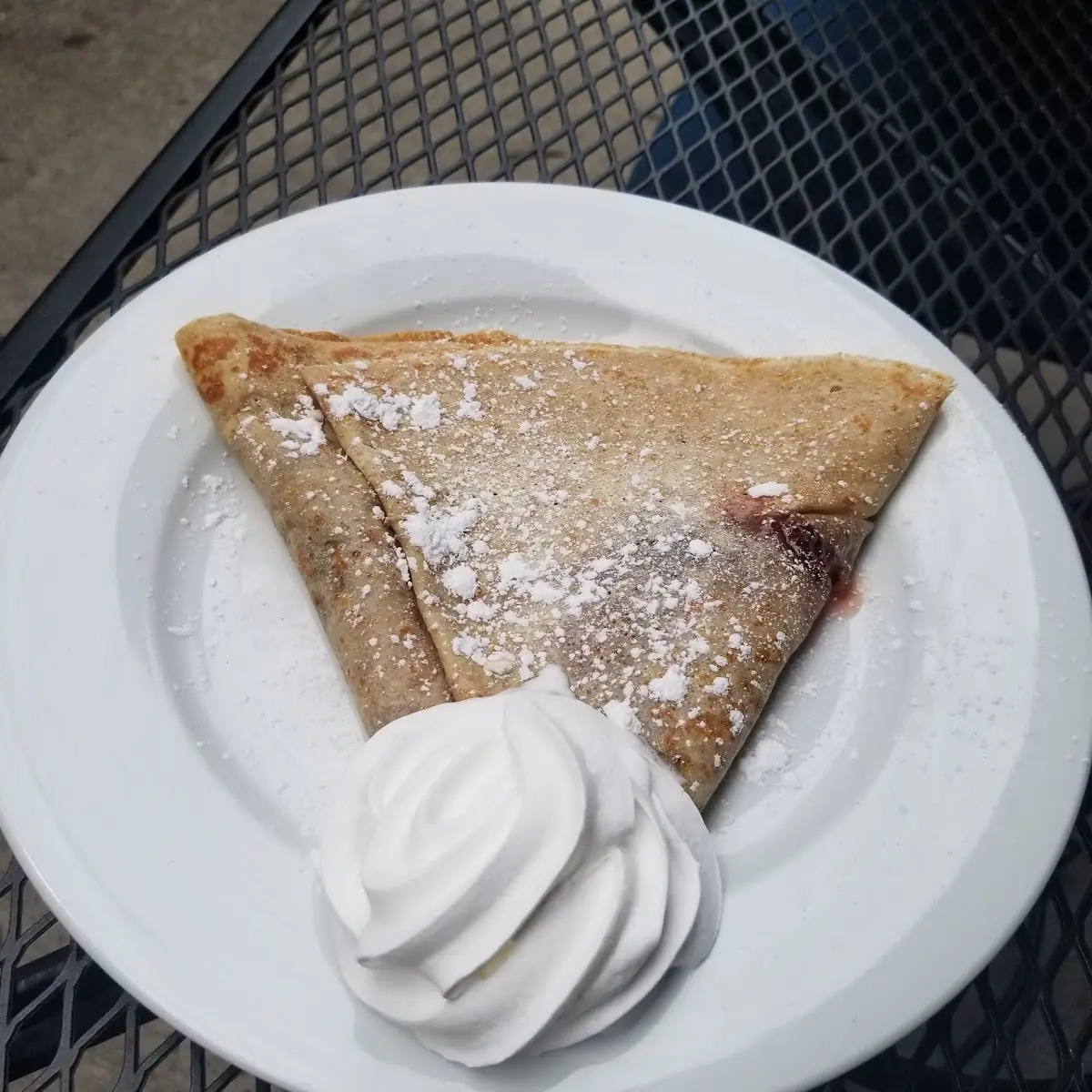 Crepe with Strawberry Jam