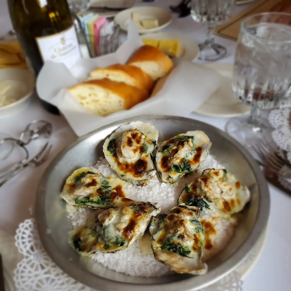 Oysters Rockefeller