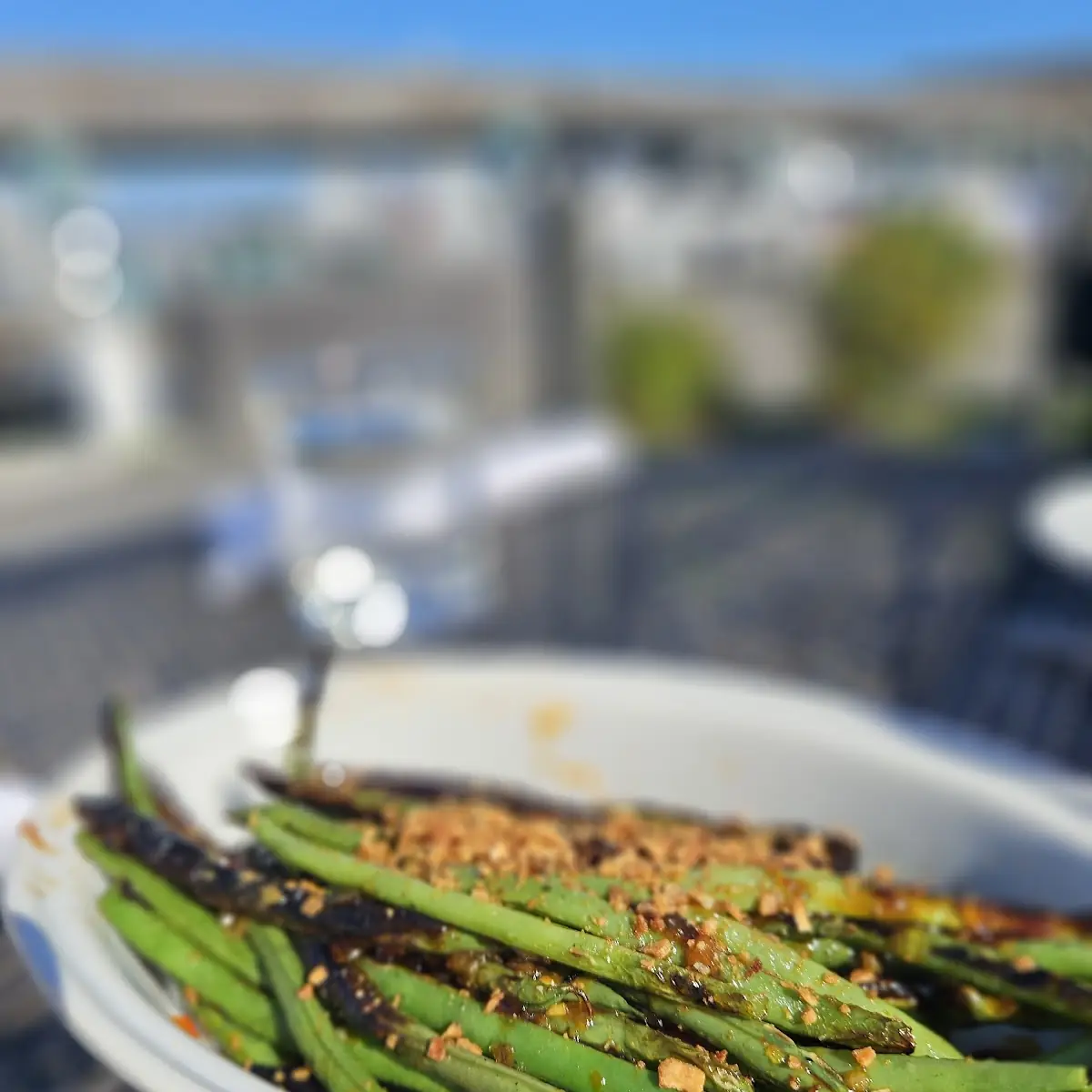 Charred String Beans