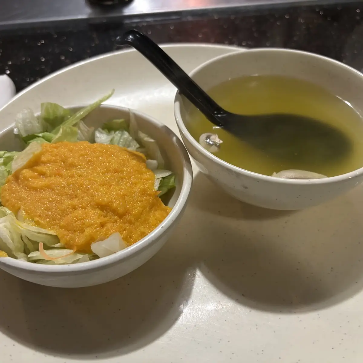 Salad with Ginger Dressing