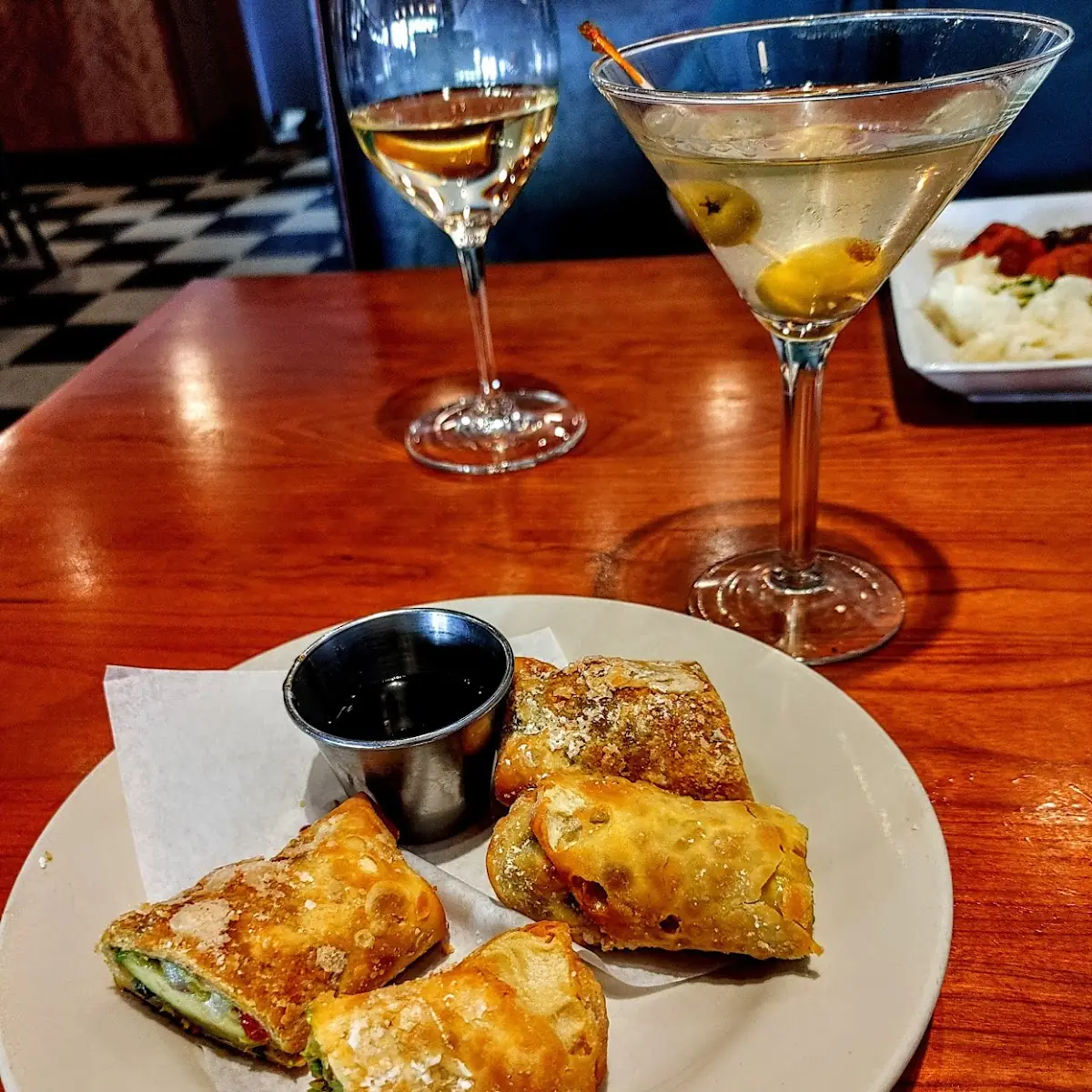 Avocado Egg Rolls with Tamarind Reduction