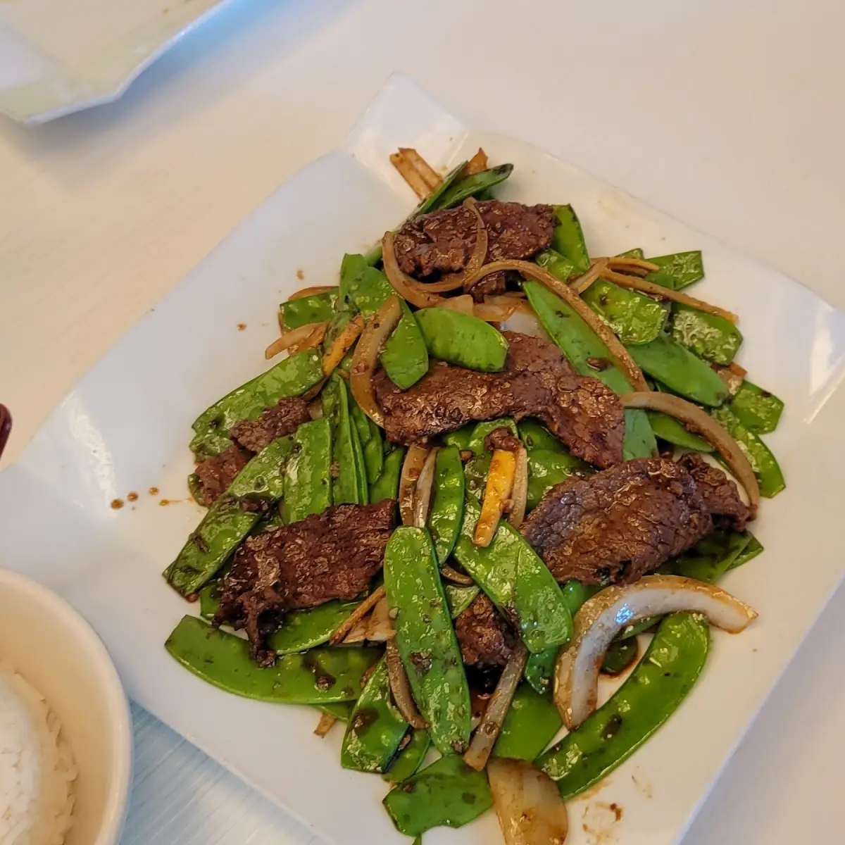 Beef and Snow Peas