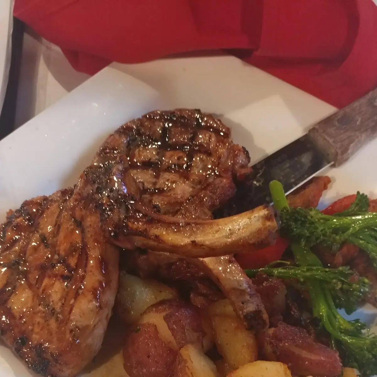 Double Pork Chops