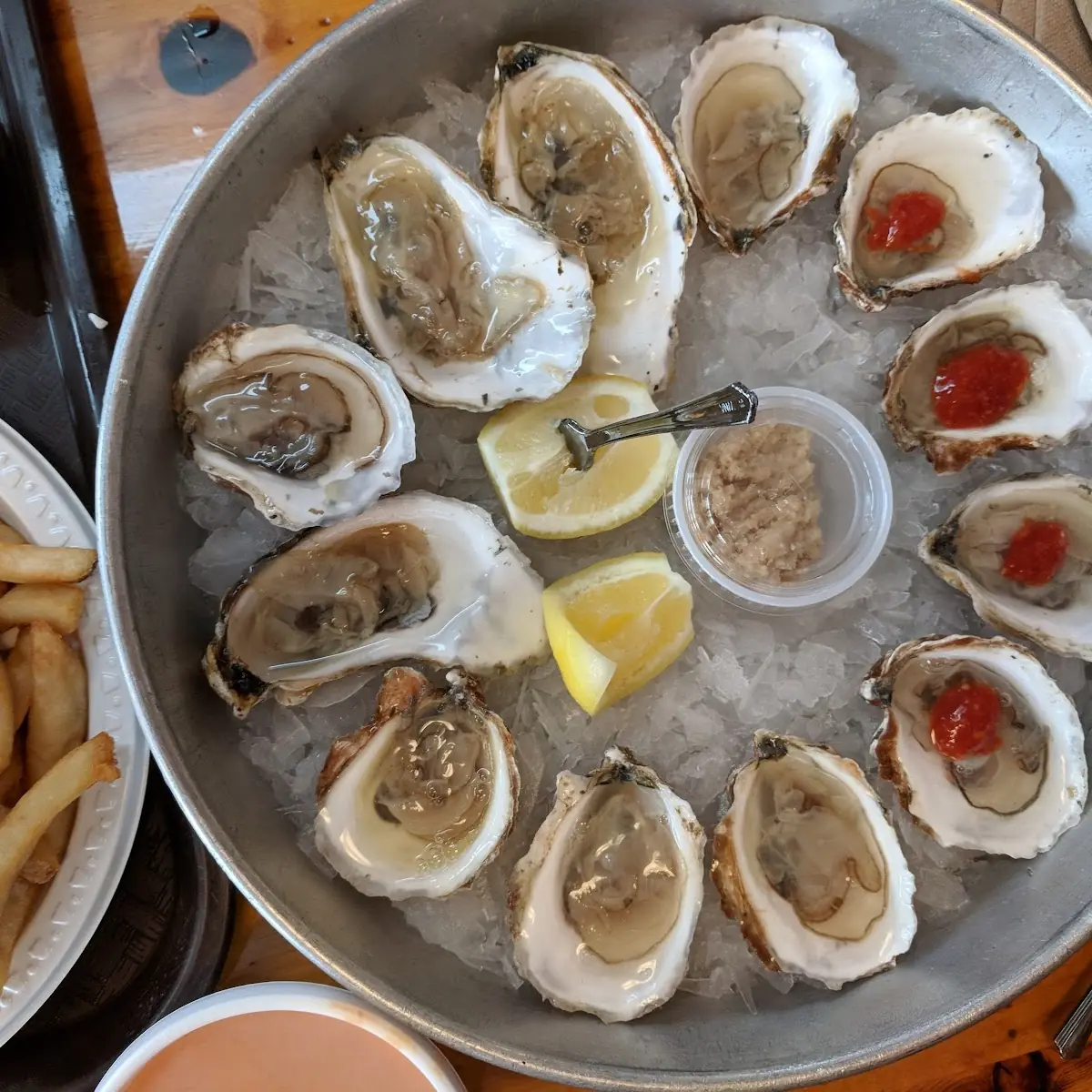 Fresh Oysters with Dipping Sauces