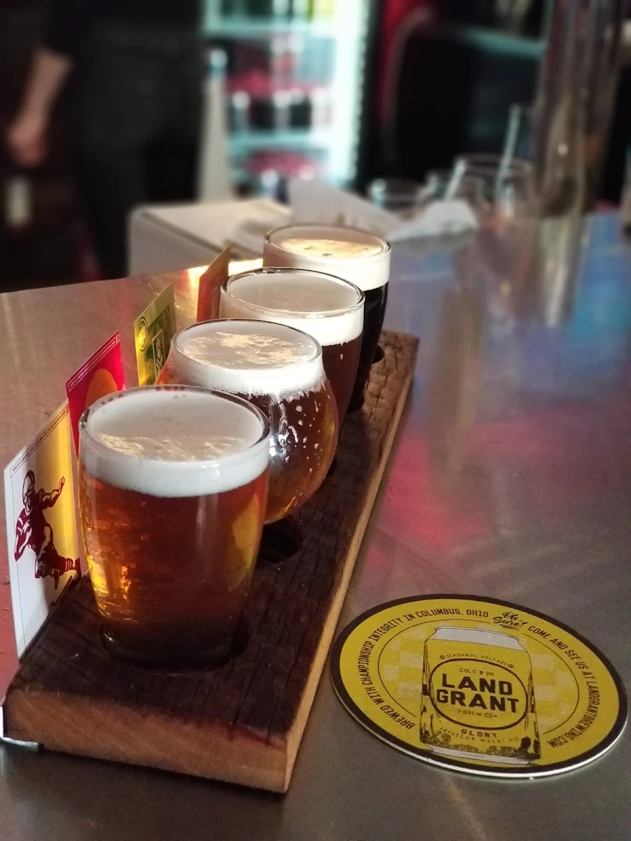 Flight Stiff Arm Sundrip Red IPA Irish Stout