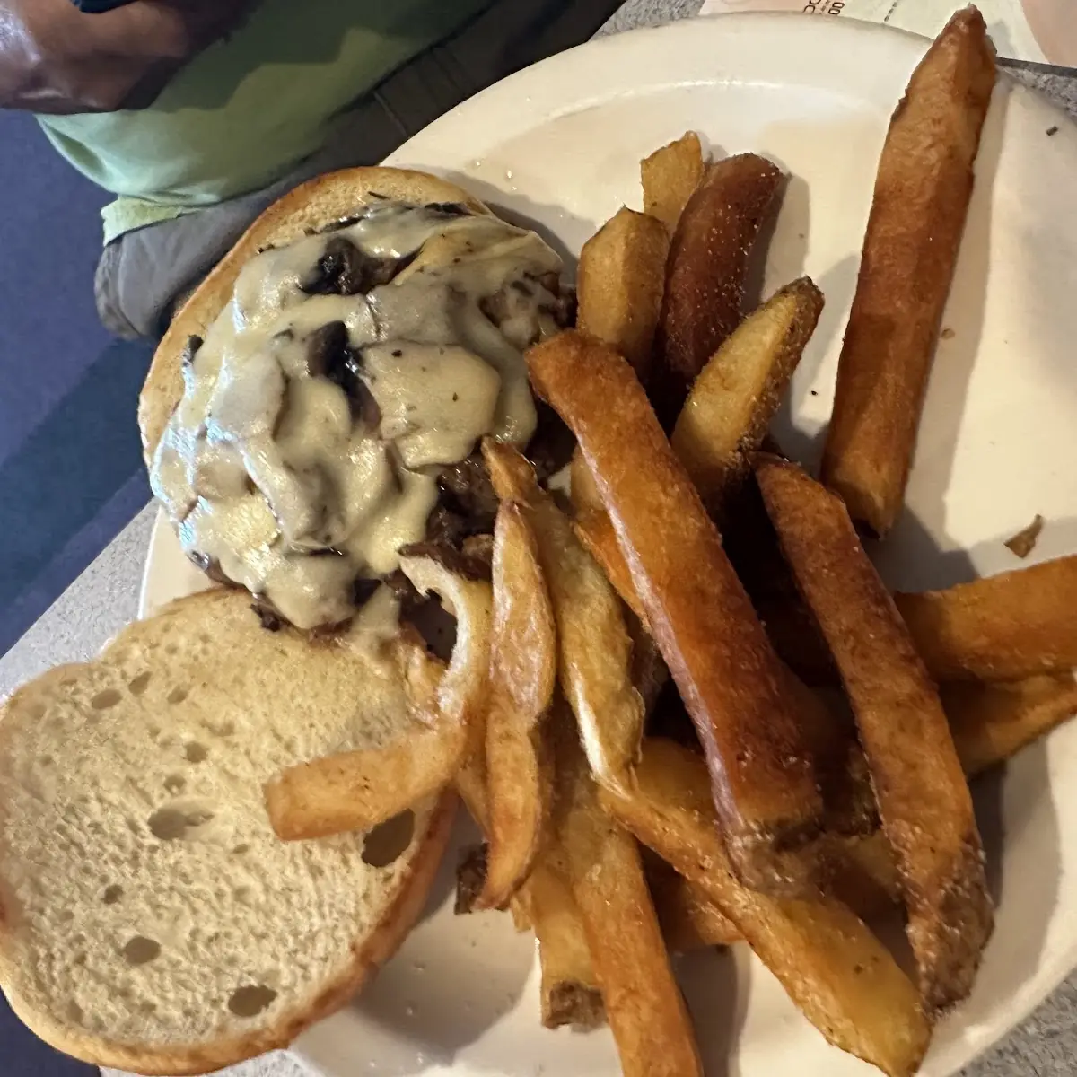 Burger and Fries