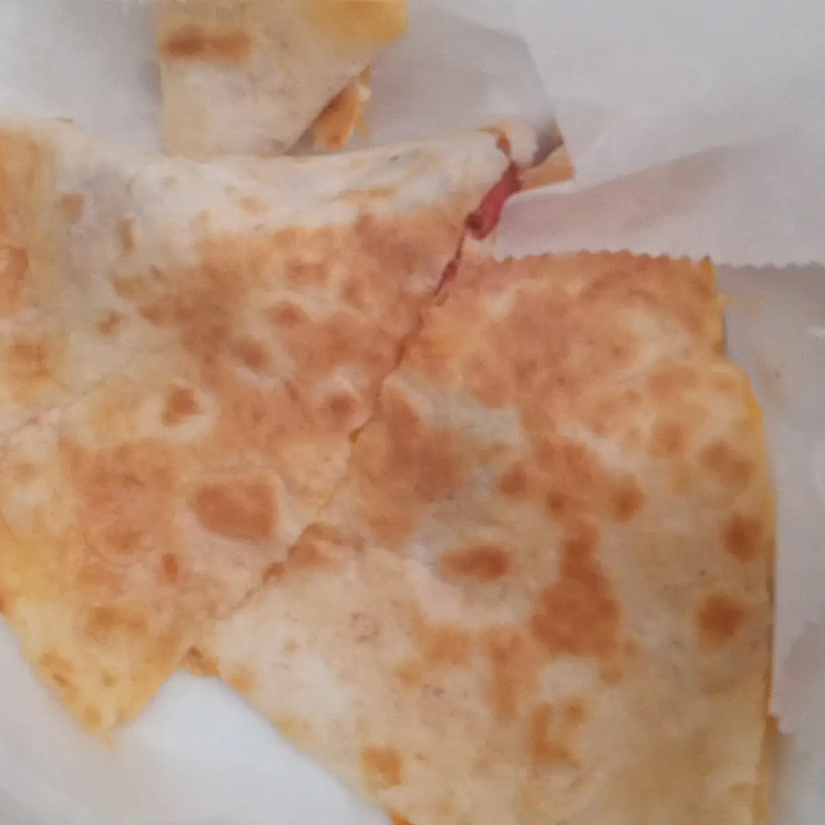 Hot Link Quesadilla
