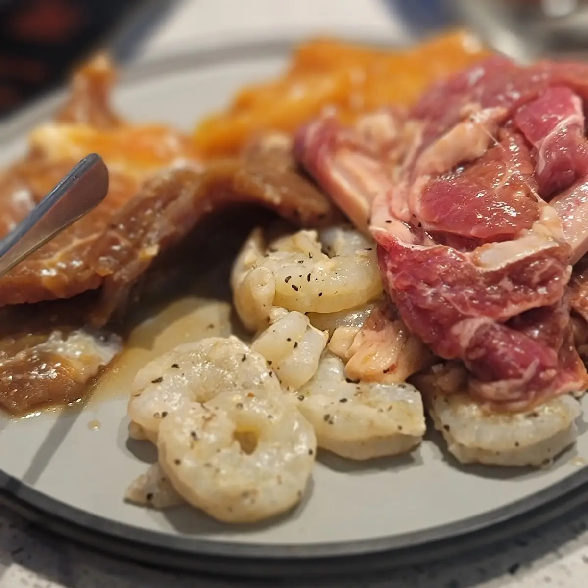 Miscellaneous Meat Seafood Items for Korean BBQ