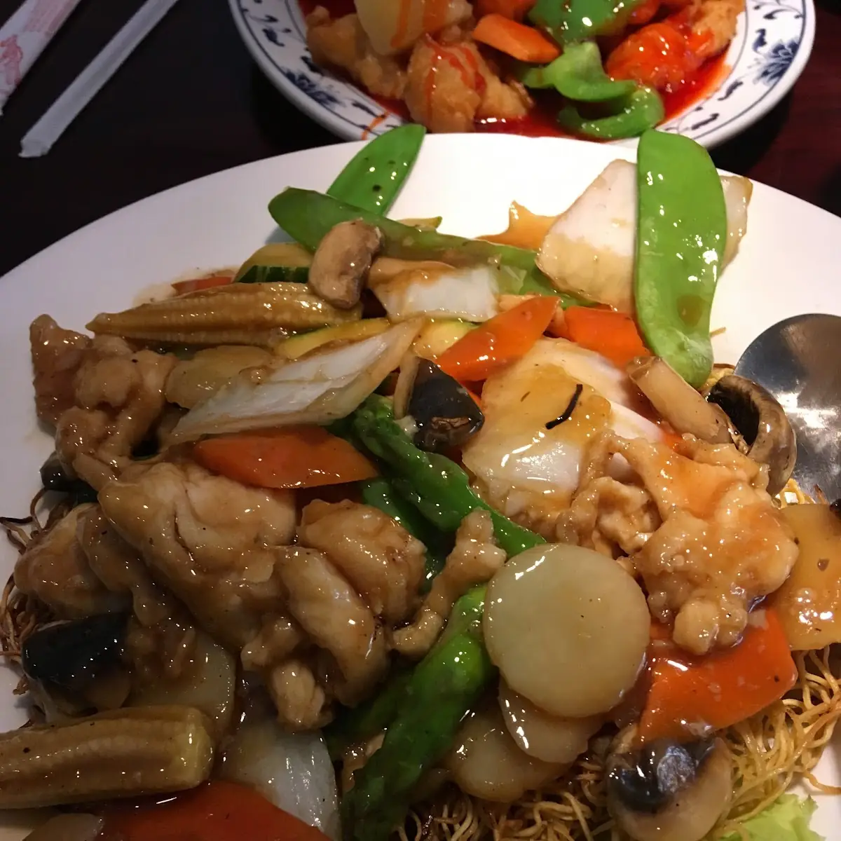 Chicken Pan Fried Noodles