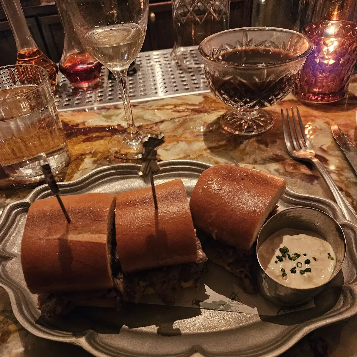Foie Gras and Pork Belly Sliders