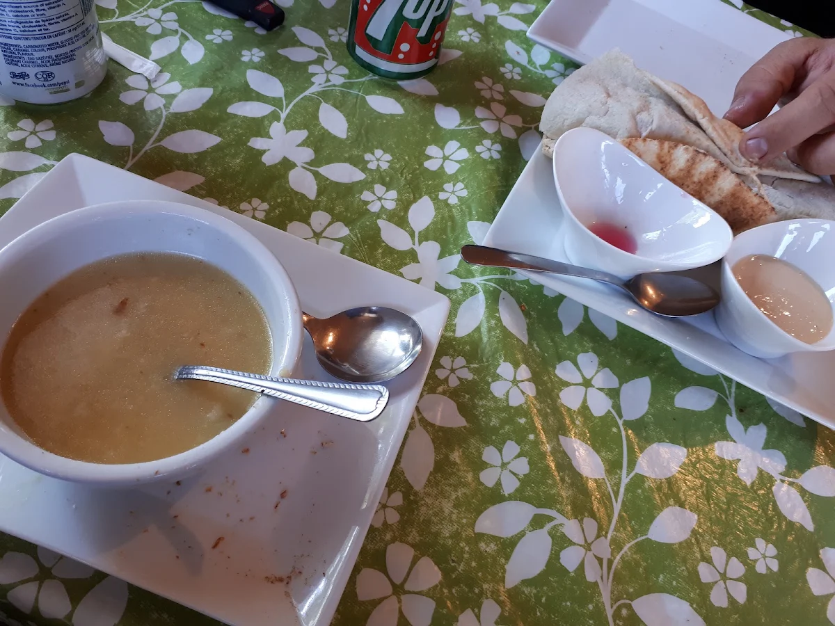 Lentil Soup and Falafel Wrap, Koffee House & Bakery