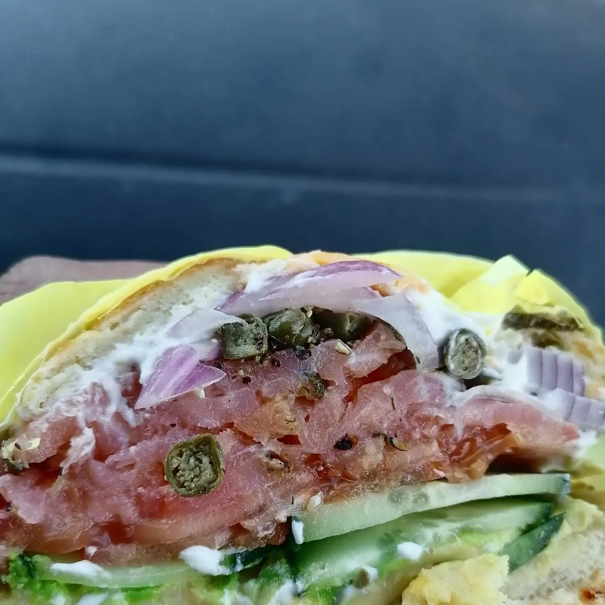 Avacado and Lox and Bagel