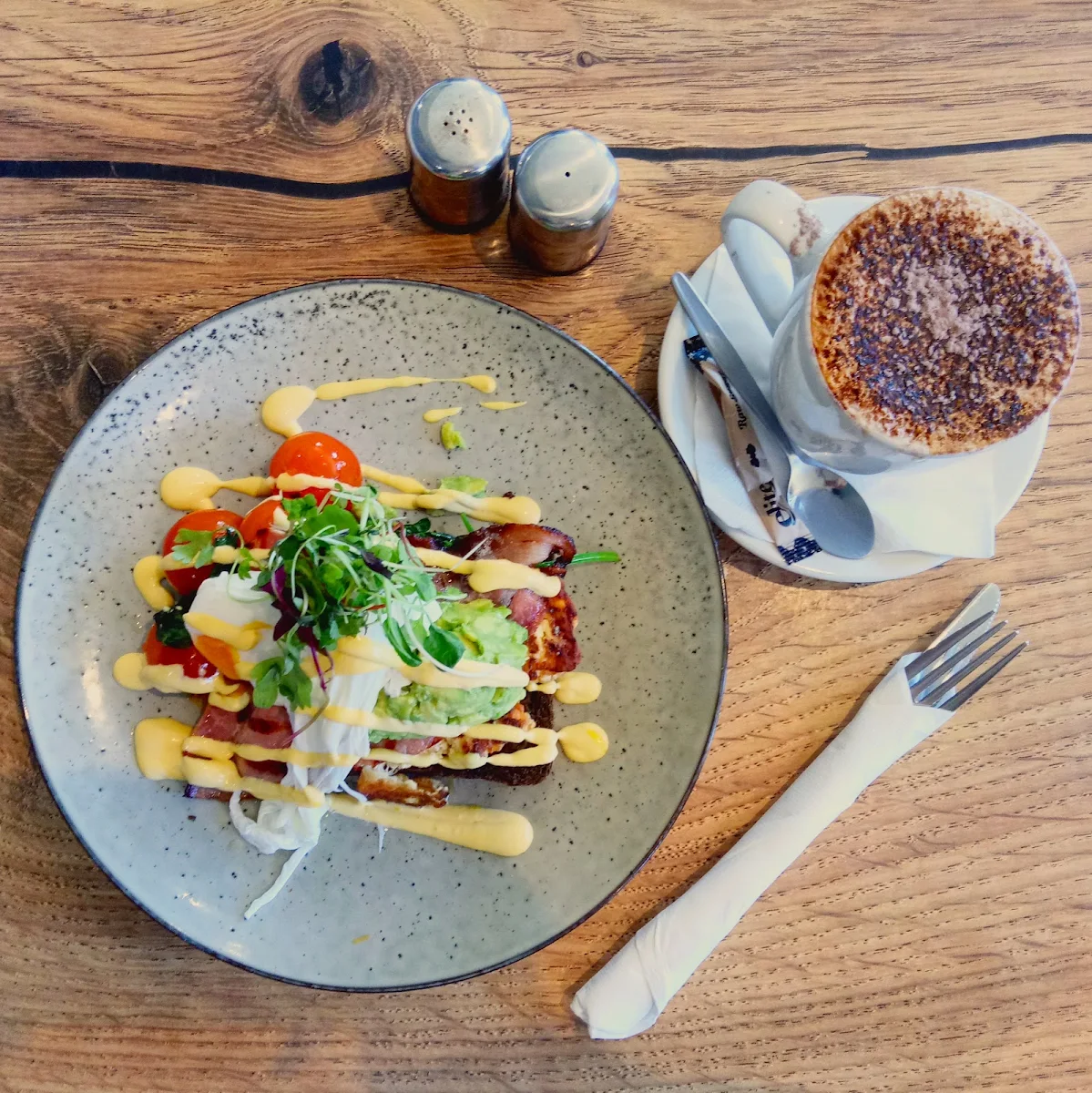 Halloumi Stack, The Bridge Hotel Bendigo