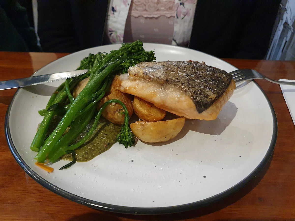 Seared Crispy Skin Salmon, The Bridge Hotel Bendigo