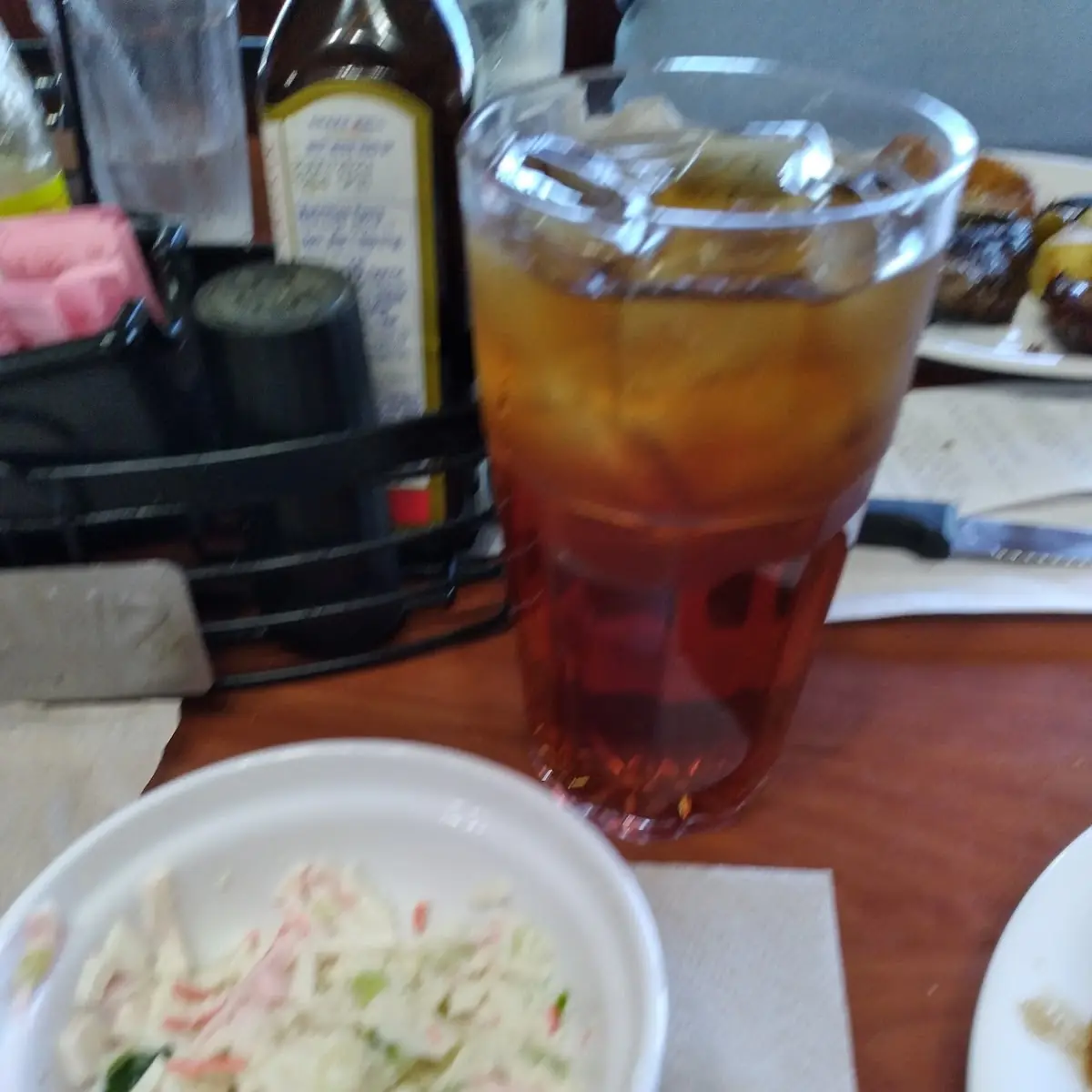 Seafood Salad and Sweet Tea