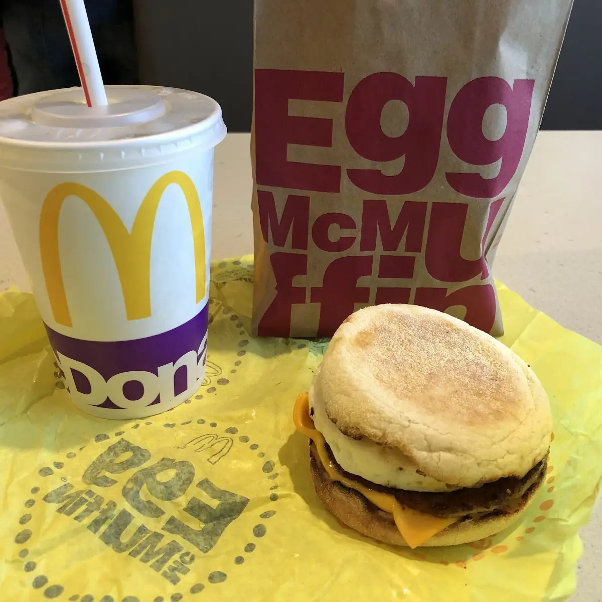 Sausage & Egg Mcmuffin
