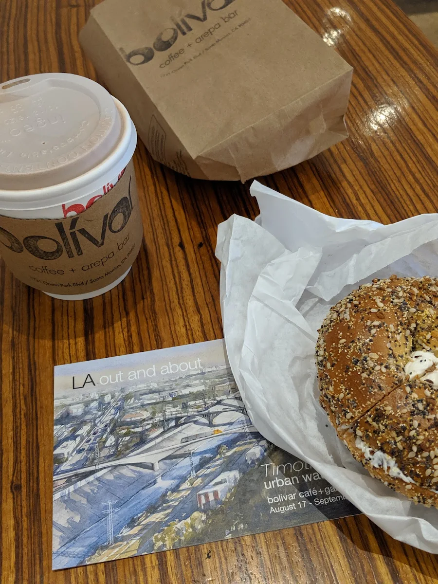 Mocha & Everything Bagel with Cream Cheese