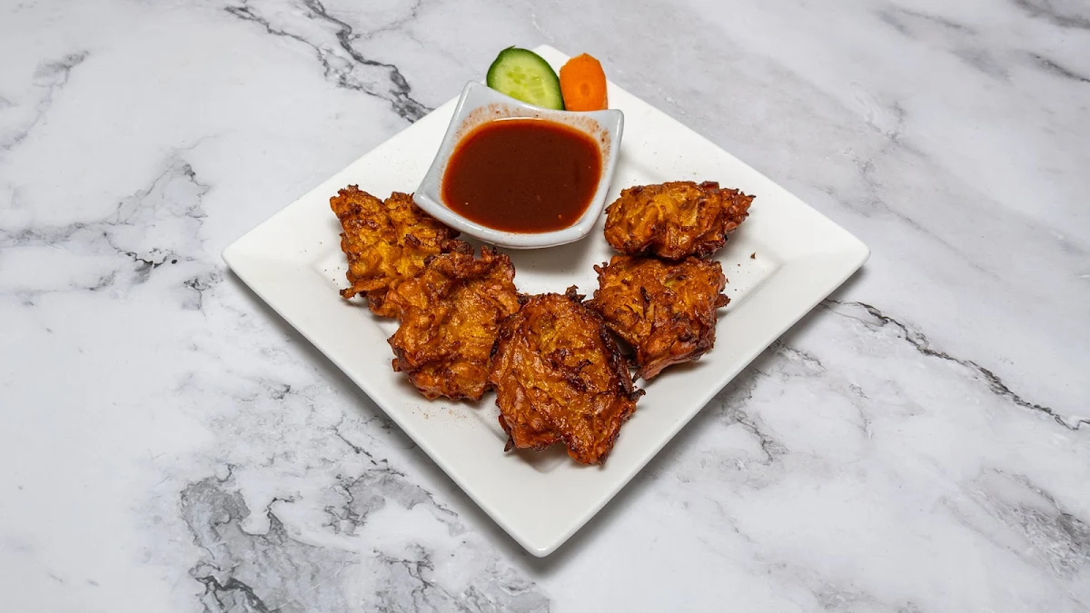 Onion Bhaji, The Indian Hut -Indian and Nepalese Restaurant