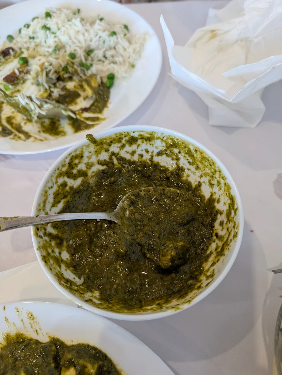 Saag Goat, The Indian Hut -Indian and Nepalese Restaurant