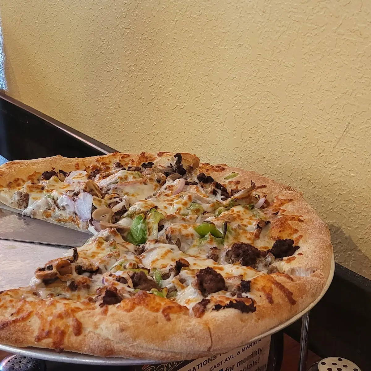 Philly Cheesesteak Pizza