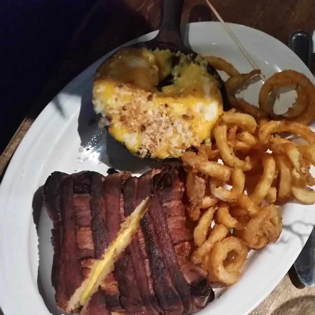 Bacon Wrapped Grilled Cheese