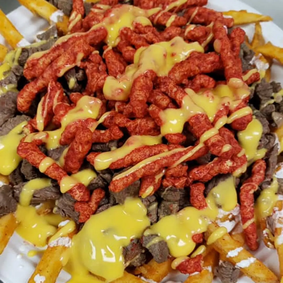 Hot Cheetos Asada Fries