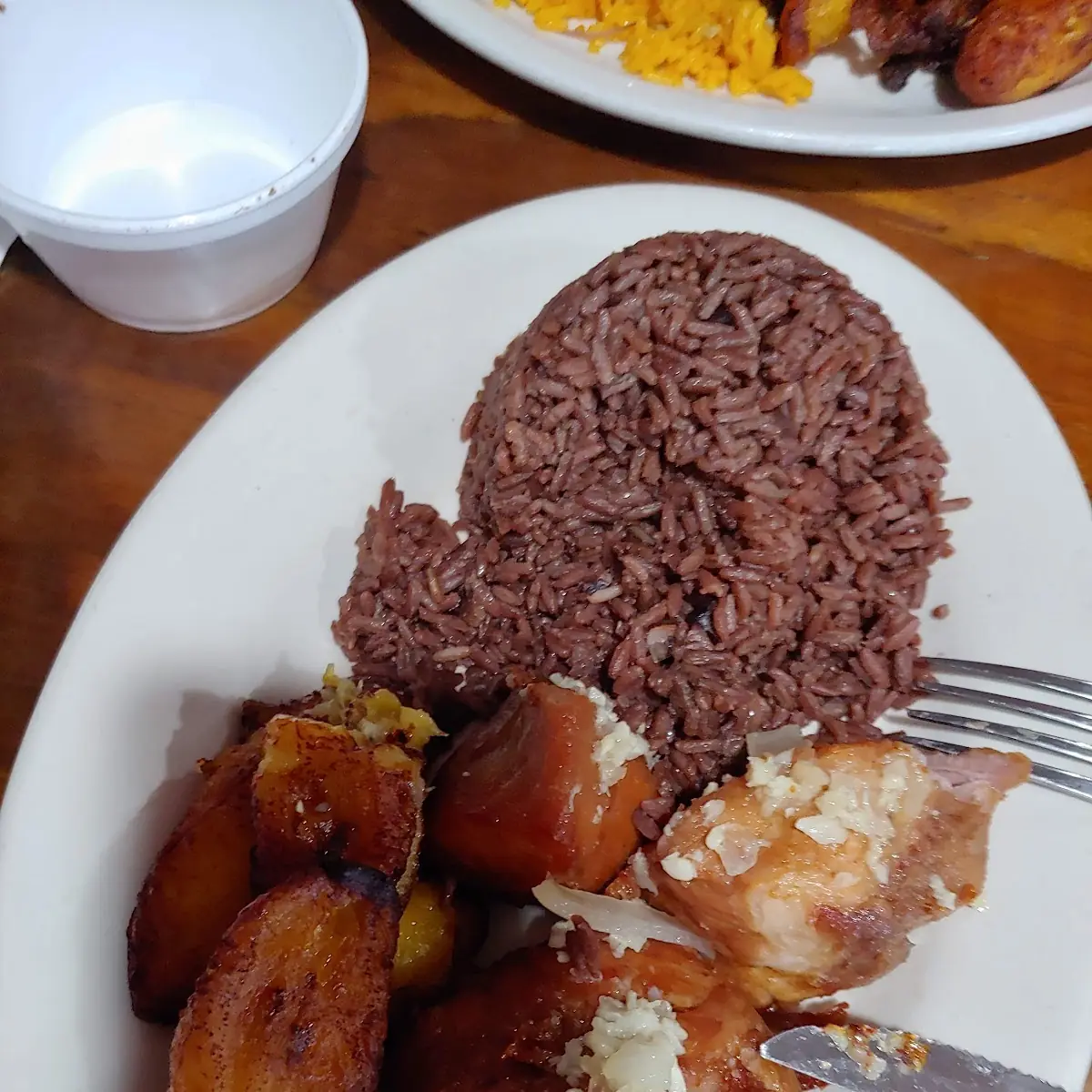 Moro Fried Pork Chunks and Fried Plantains