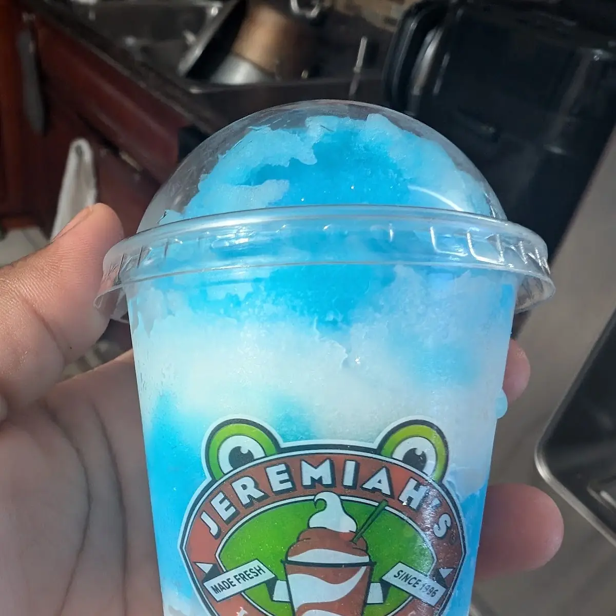 Blue Raspberry and Lemon Italian Ice