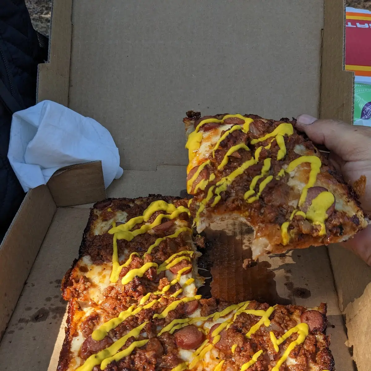 Coney Island Hot Dog Pizza