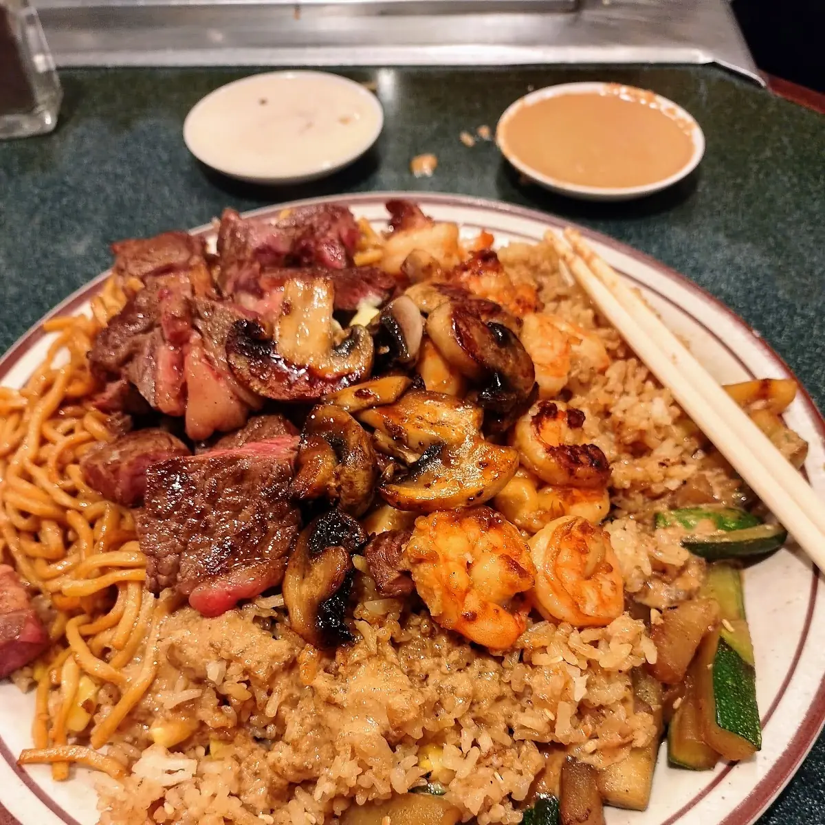 Teriyaki Chicken & Shrimp