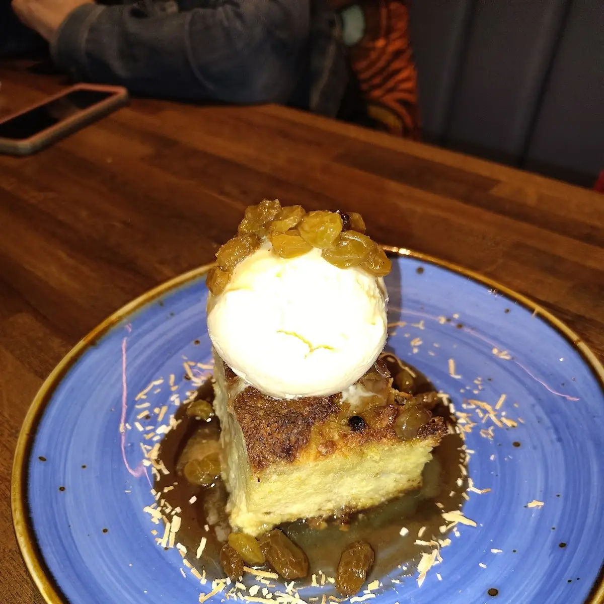 RW Rum Raisin Bread Pudding