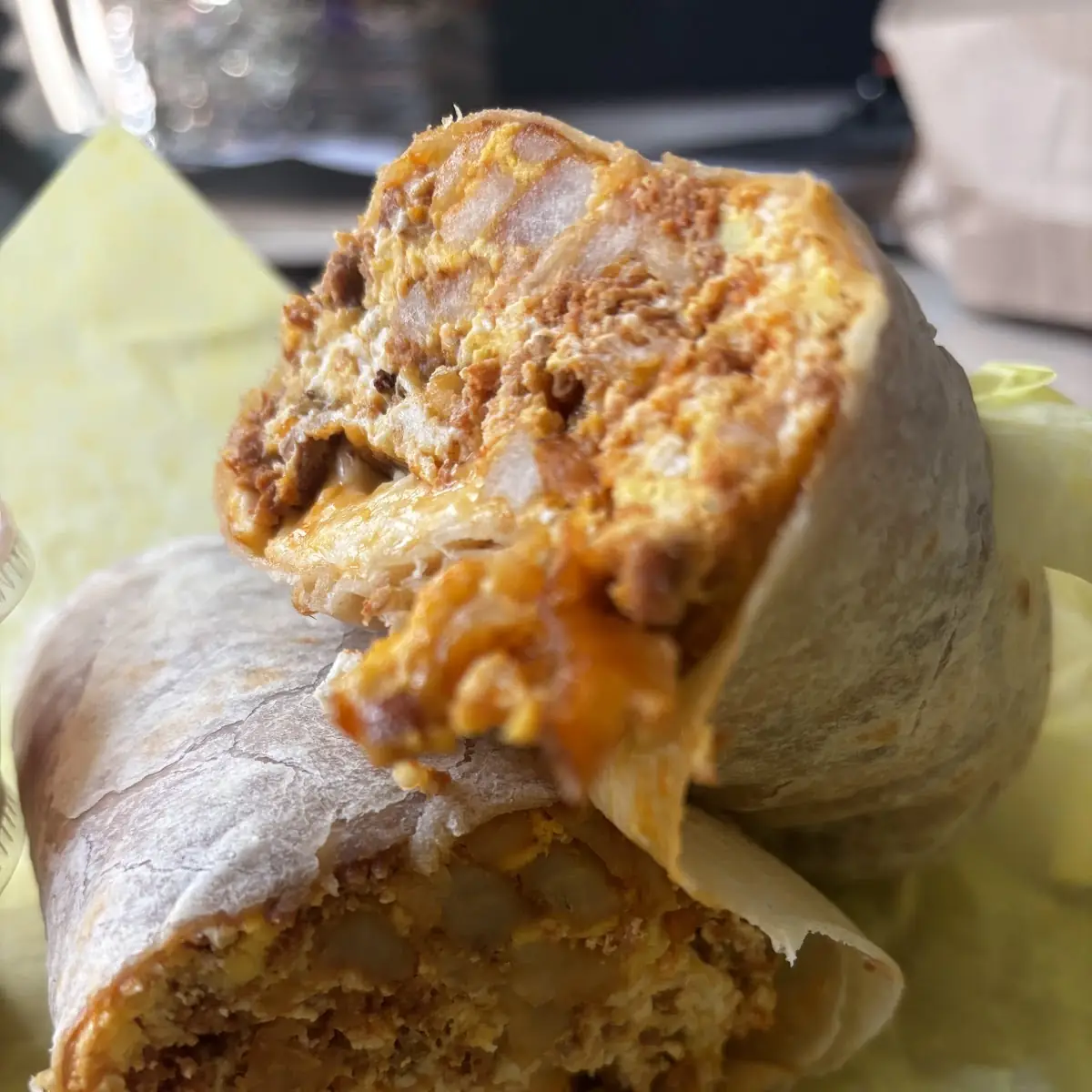 Chorizo Egg & Cheese Breakfast Burrito