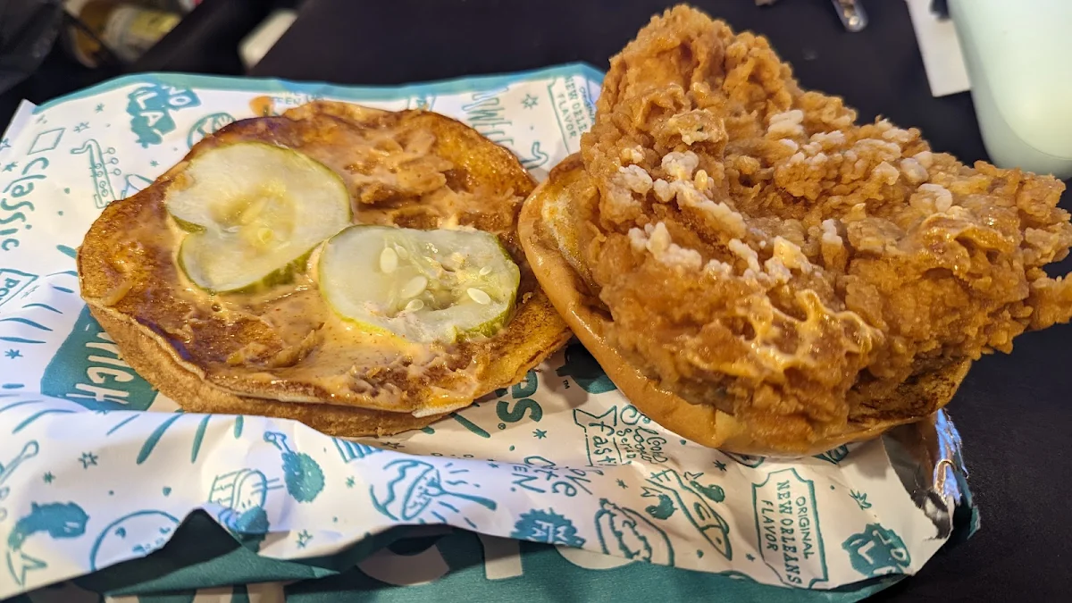 Spicy Chicken Sandwich, Popeyes Louisiana Kitchen