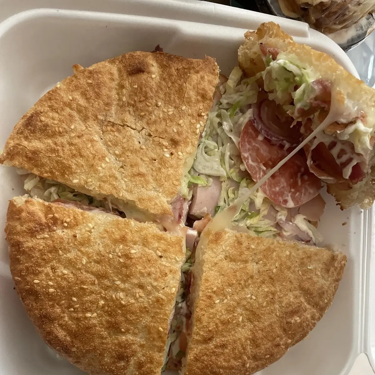 Giant Turkey Bacon Club